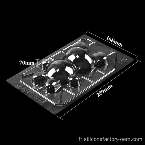 Moules de chocolat en silicone en plastique